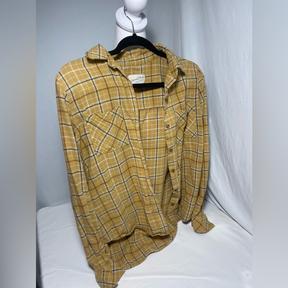 Yellow Crop Flannel